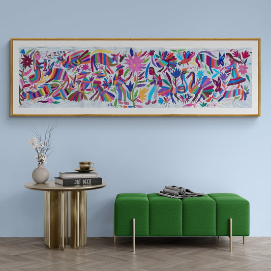 The Symbolism of Colors in Mexican Otomi Embroidery