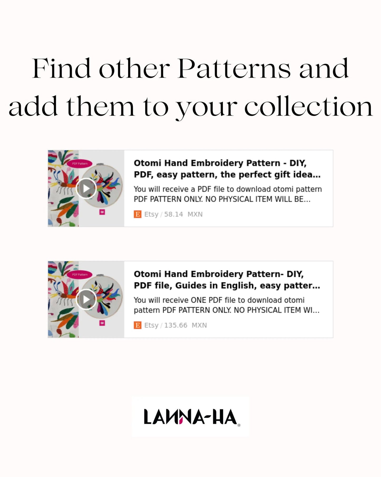 Otomi Hand Embroidery Pattern – DIY BUNDLE Designs PDF