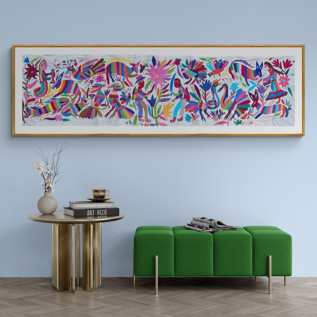 The Symbolism of Colors in Mexican Otomi Embroidery