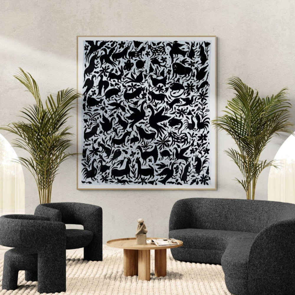 Black & Ivory Wall Decor