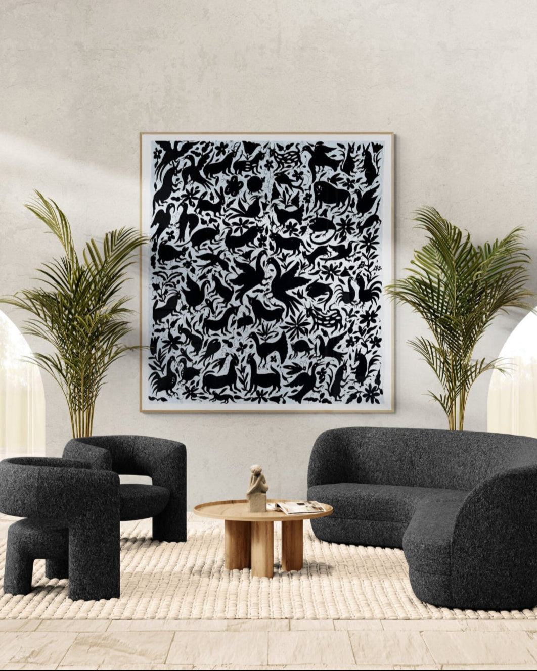 Black & Ivory Wall Decor
