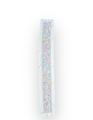 Hand Embroidered Otomí Table Runner | Mexican Textile Decor | Long Handmade Runner | Pastel Multicolor on Ivory cotton fabric | 12.5 x 78 Inches