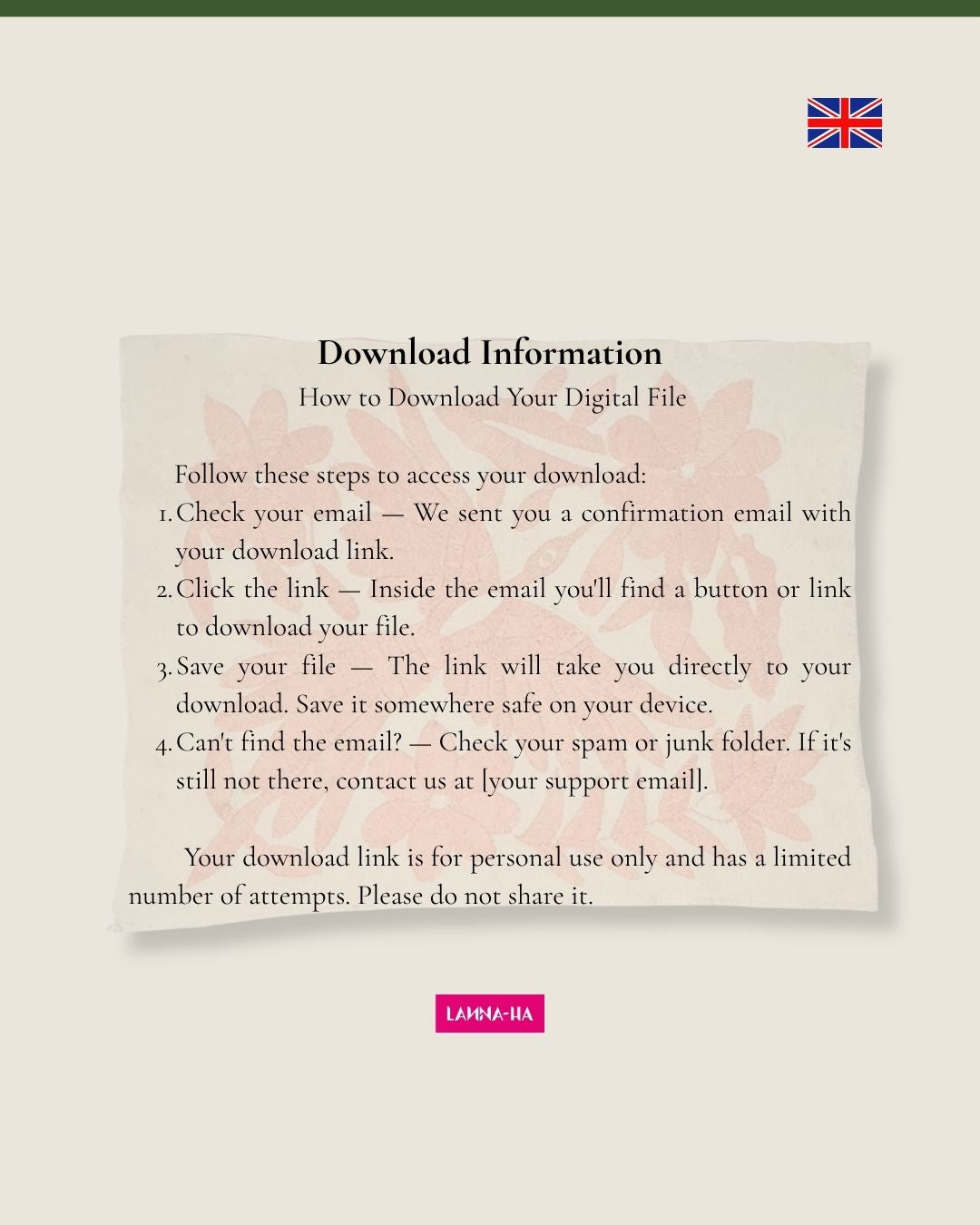 Otomí Embroidery Pattern – Bird & Flower Design (PDF Download) | Mexican Embroidery