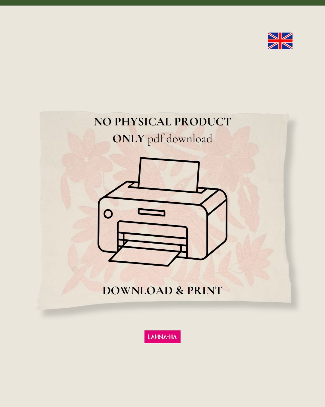 Otomí Embroidery Pattern – Bird & Flower Design (PDF Download) | Mexican Embroidery