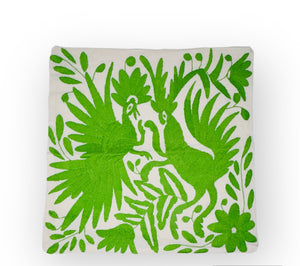 Otomí Embroidered Pillow 13"x18" – Assorted Colors & Designs | Handmade Mexican Textile Decor
