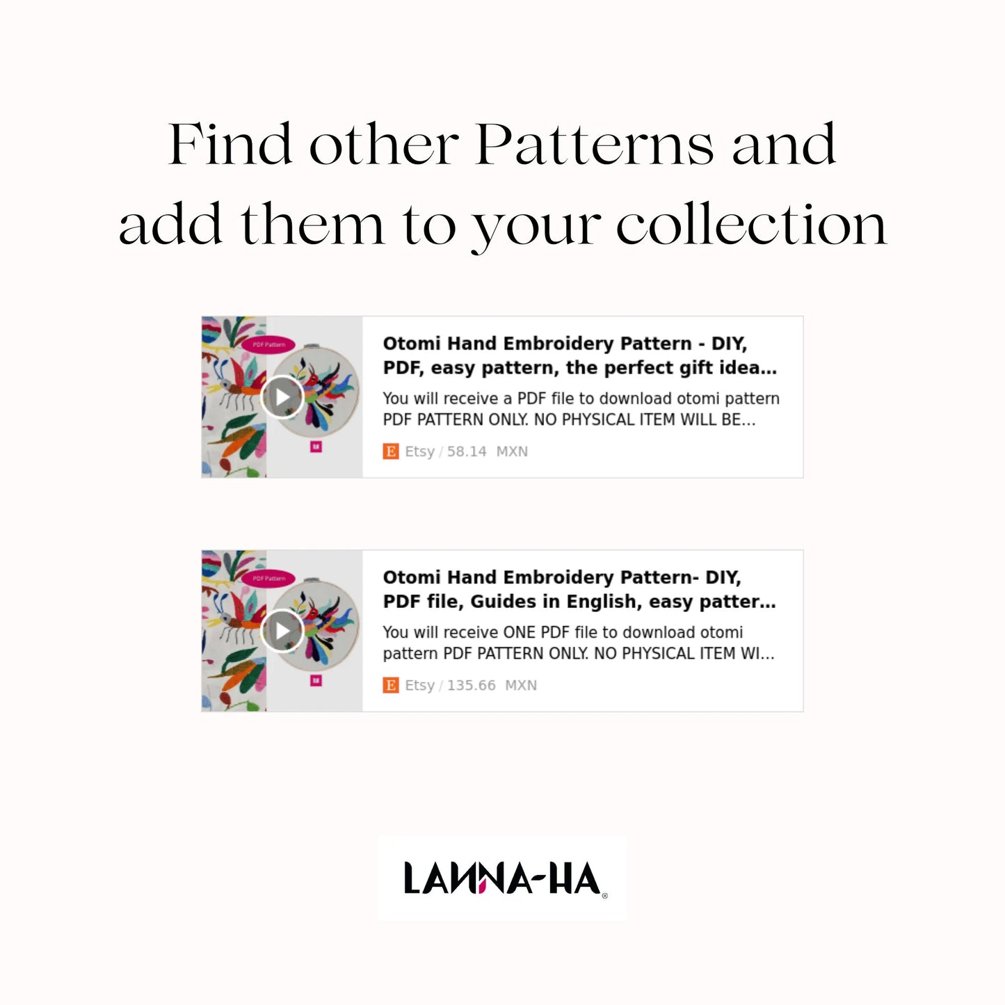 Otomi Hand Embroidery Patterns – DIY Butterflies 2 PDF images