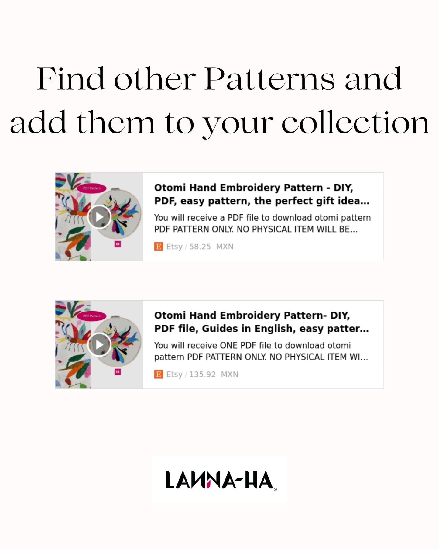 Otomi Hand Embroidery Pattern – DIY PDF Peacock design