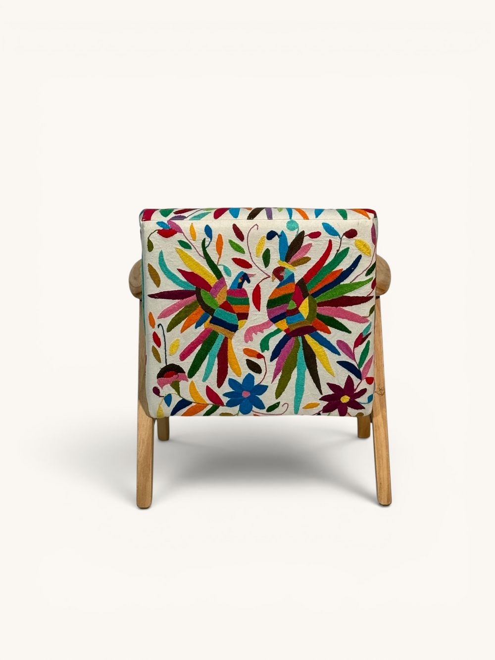 Silla infantil con bordado Otomi | Hecho a mano