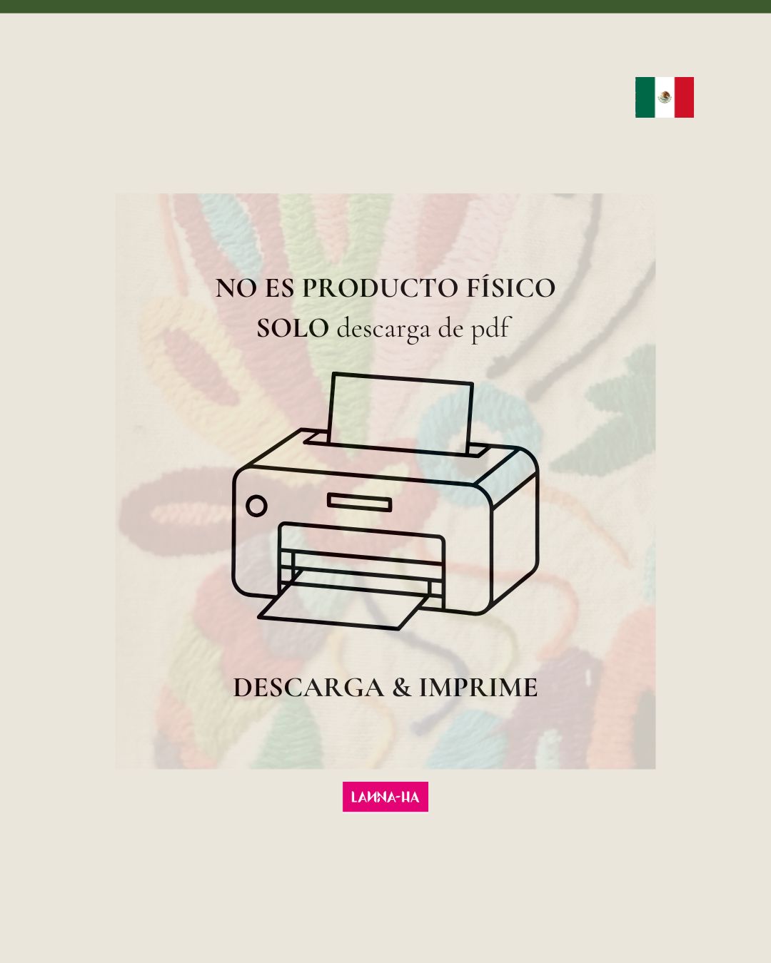 Patrones de bordado Otomí a mano - Mariposas DIY 2 imágenes PDF