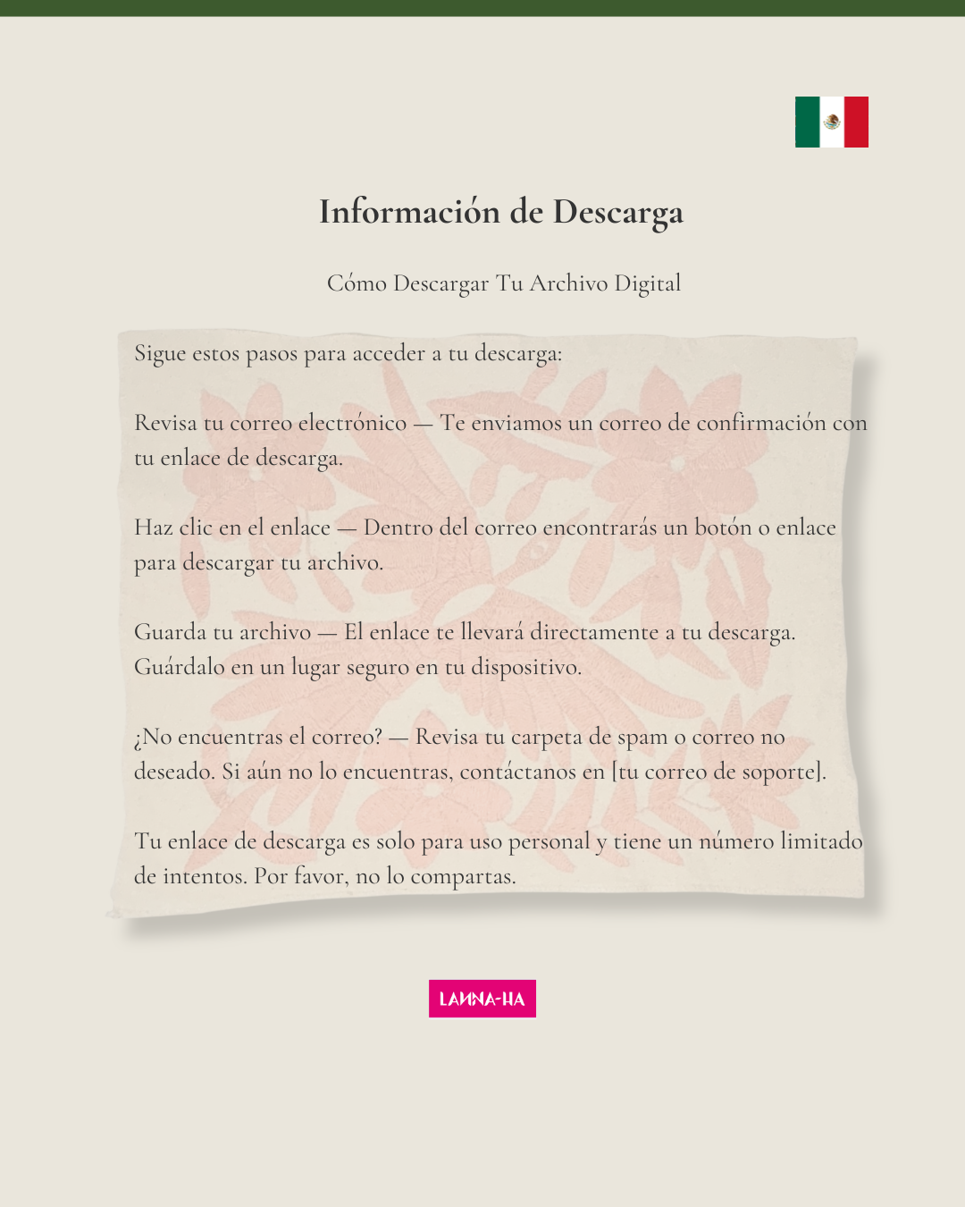 Pajaro y Flores | Patrón de Bordado Mexicano | Descarga PDF | Versión Español