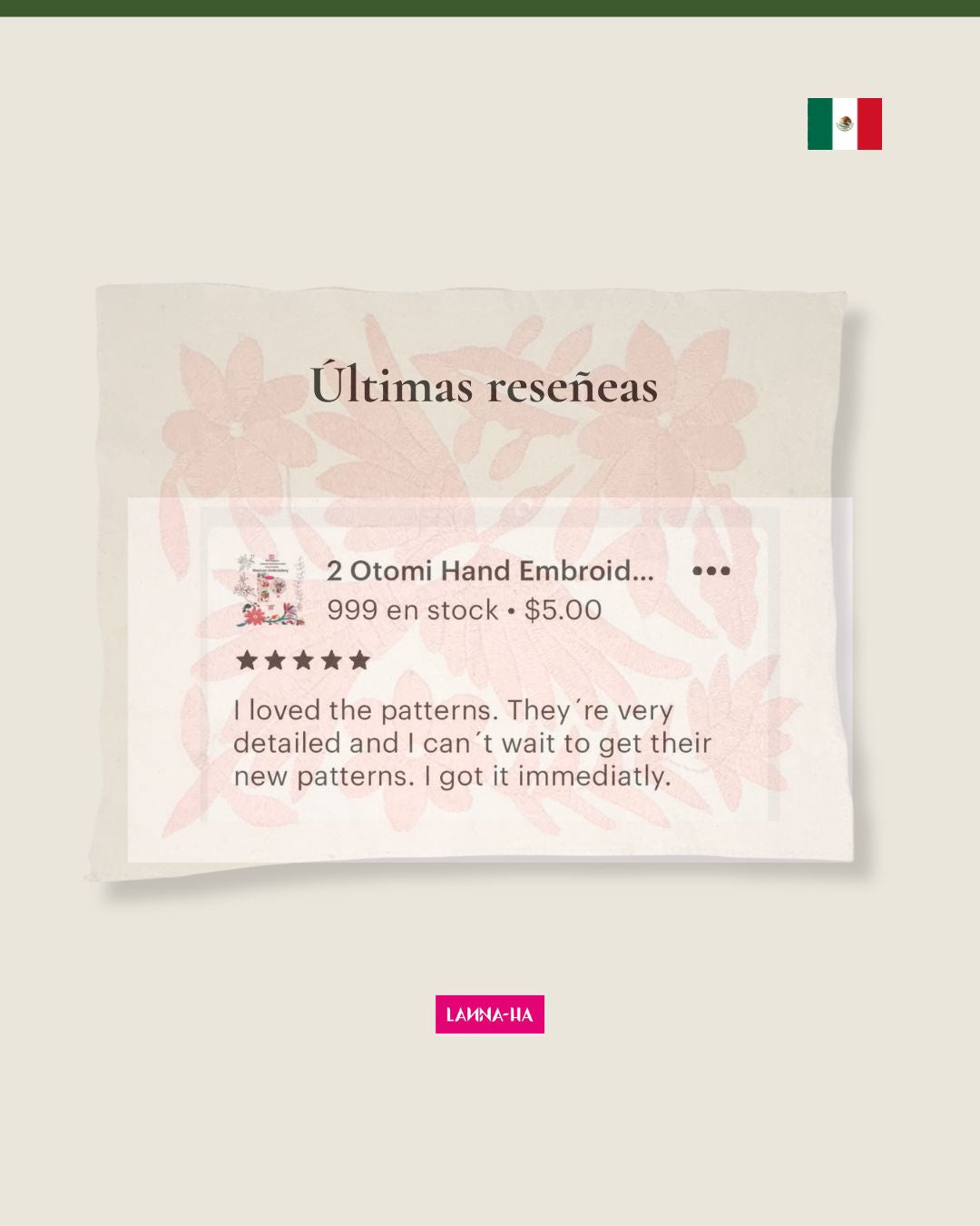 Pajaro y Flores | Patrón de Bordado Mexicano | Descarga PDF | Versión Español