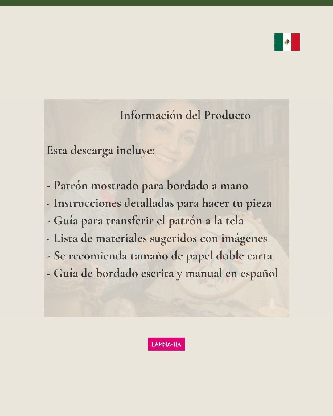 Tutorial Bordado Mexicano + 1 Diseño en Patrón & Guias