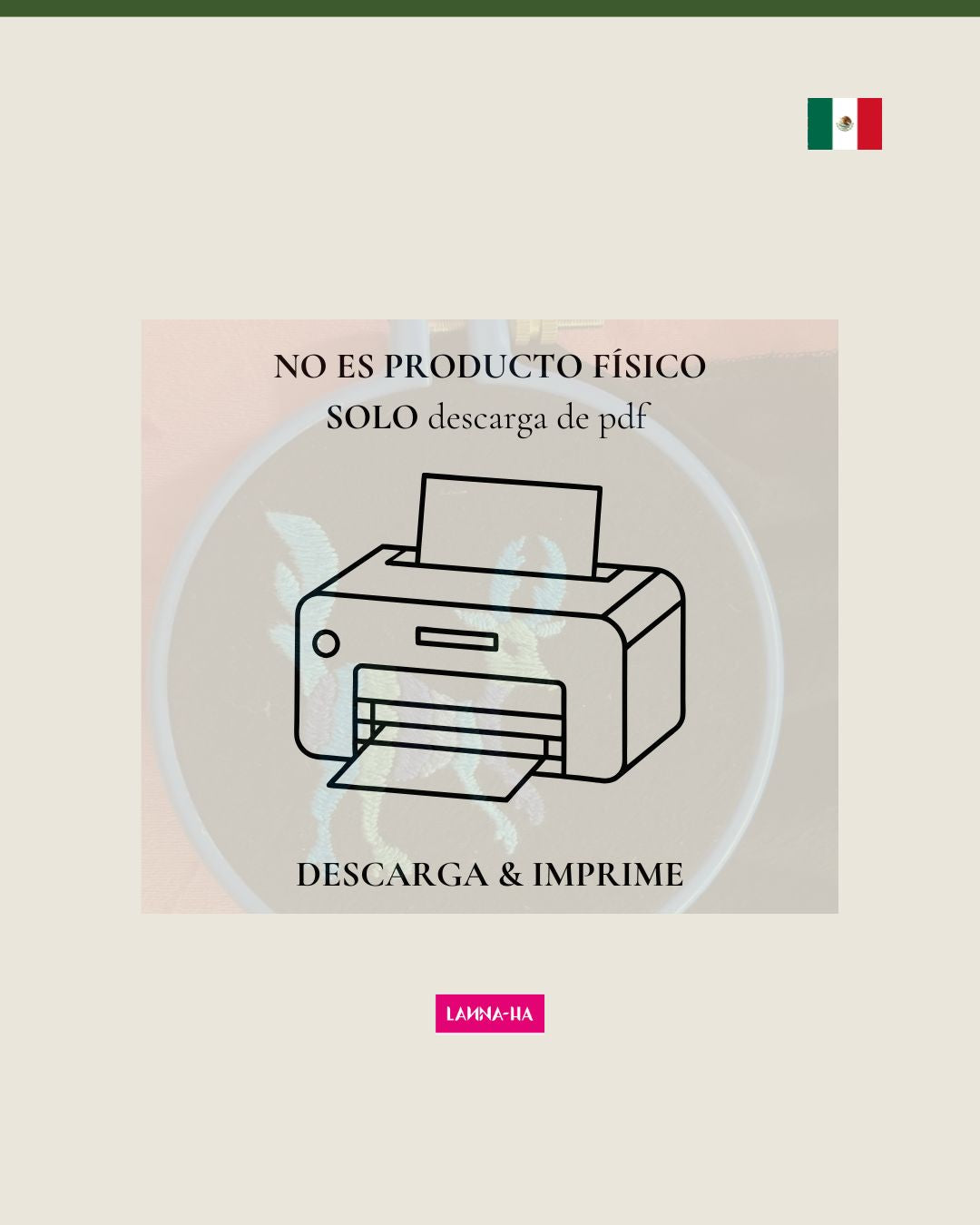 Venado en Patrón de Bordado Mexicano | Descarga PDF | Versión español
