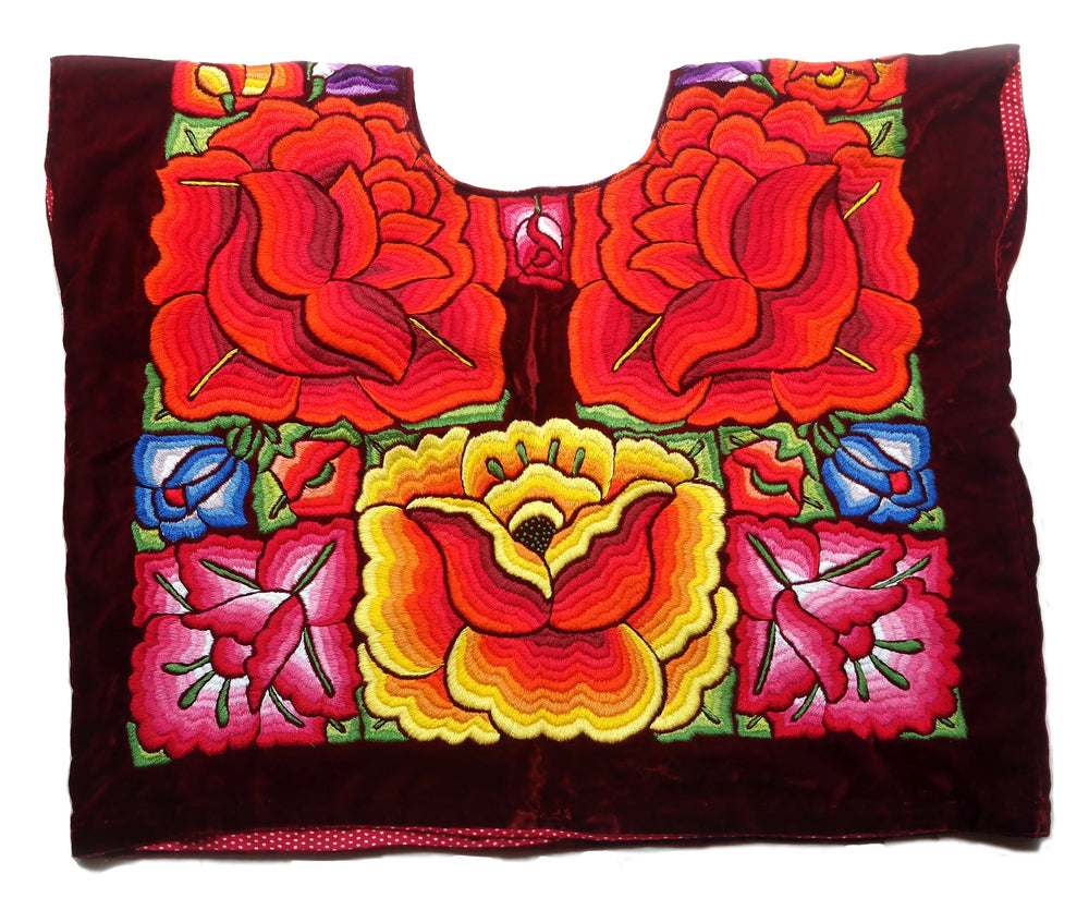 Blusa bohemia de Frida Kahlo hecha a mano – Moda mexicana vintage