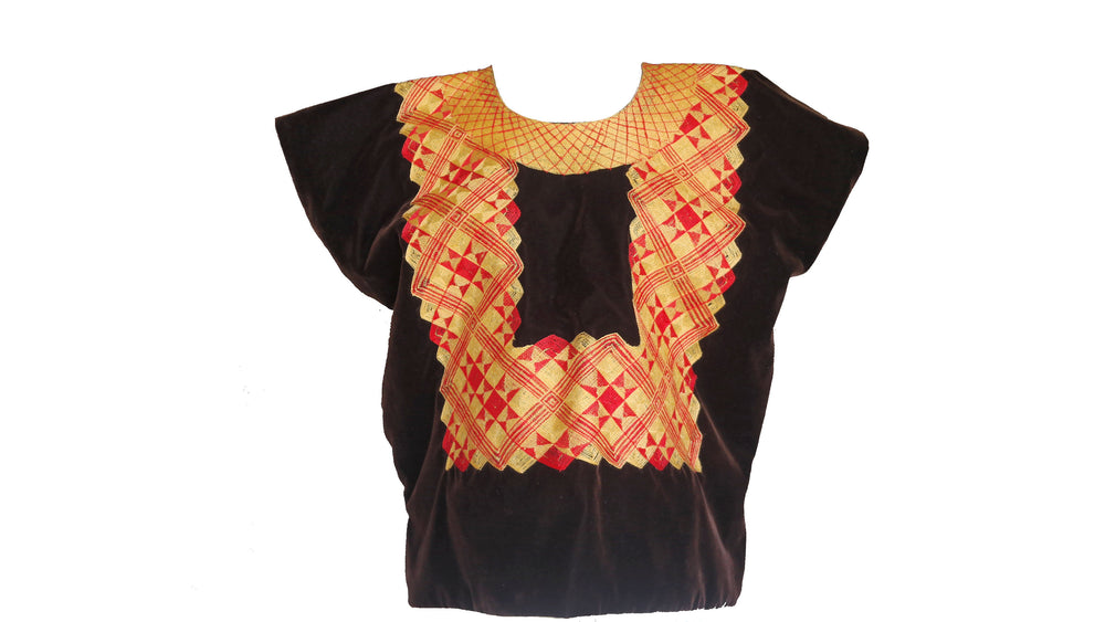 Textile Design Art | Mexican Folk Shirt | Artistic clothing | Statement Art Piece from Oaxaca