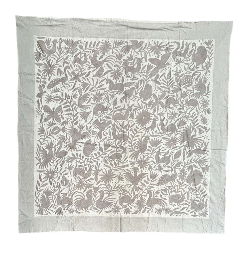 Arte Textil Otomi bordado a mano | Textil Silverado | Arte de pared único | Pieza de colección