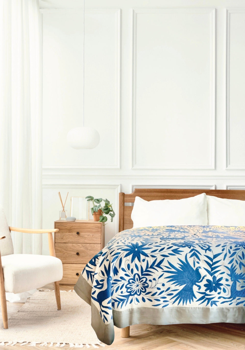 This item have different options for use:  Could be used as a Table Cloth, or as Bedding or as Wall Art