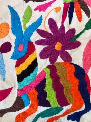 Boho Floor Pouf | Tufted Floor Cushion | Rainbow Fun | Meditation Floor Cushion | Ottoman Coffee Table