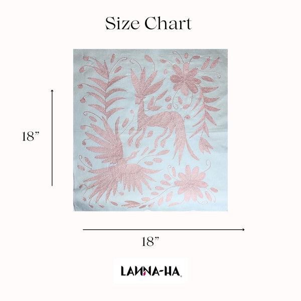 Hand Embroidered Otomi Wall Hanging | Mexican Wall Art | Otomi Art | Mexican Home Decor| Rose Dream from Tenango de Doria