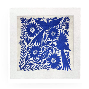 Mexican Tapestry Wall Art | Otomi embroidery pattern | Customizable wall art | Boho Embroidery | Otomi Talavera Love from Tenango de Doria