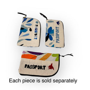 Passport Holder Personalized | Hand Embroidered Otomi Travel Case | Embroidered Zipper Pouch | Anniversary present for wife