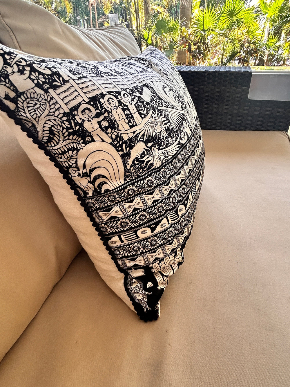 Silk Pillow Cover with velvet back | Luxury Decorative Cushion | Silk Linen Fabric | One of a Kind | Pillow insert included