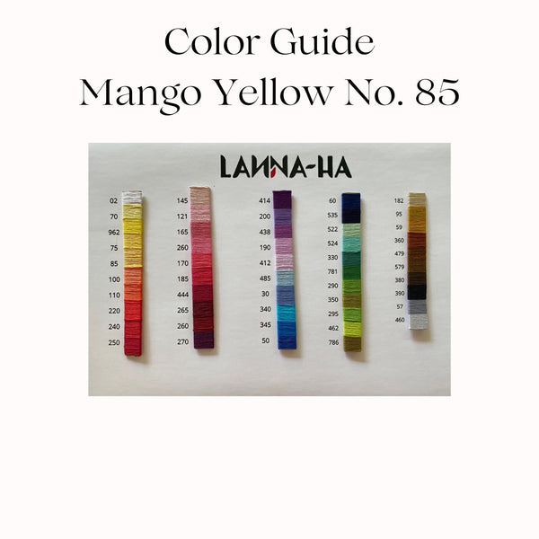 Otomi Embroidery Pattern | Boho Embroidery | Custom embroidery Art | Embroidered Wall Art | Otomi Mango Yellow Garden from Tenango de Doria