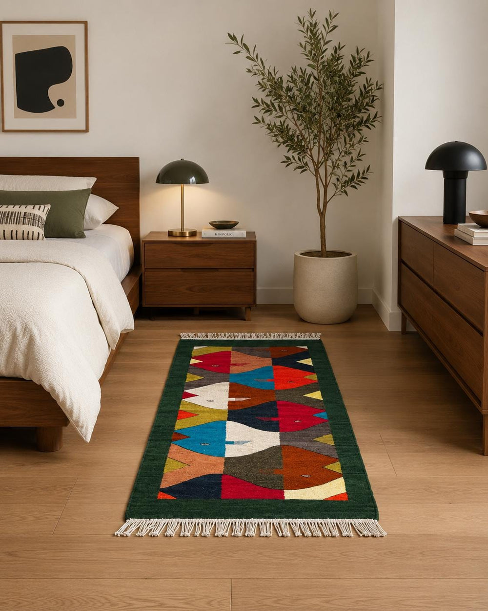 Mexican Wool Wall Hanging | Handwoven Chiapas Textile | Textile Wall Art | Mexican Tapestry | Mexican Home Decor