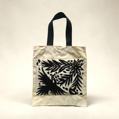 Embroidered Tote Bag | Embroidered Makeup Bag | Anniversary present for wife | Embroidered Toiletry Bag | Otomi Embroidery Pattern