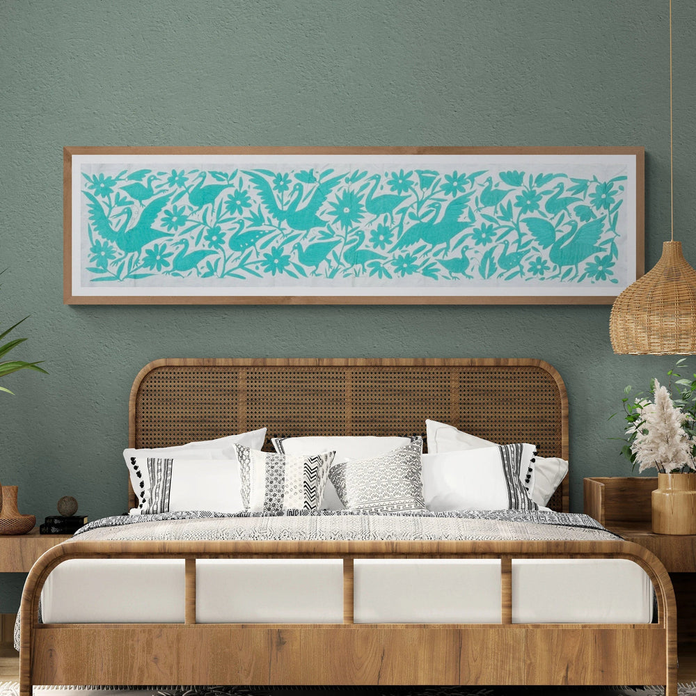 Turquoise runner