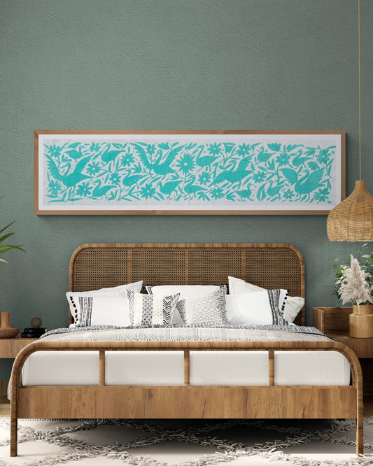 Turquoise runner